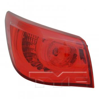 2015 Infiniti Q50 Tail Light Assembly Left Outer TYC 11665000 image 1 of 4