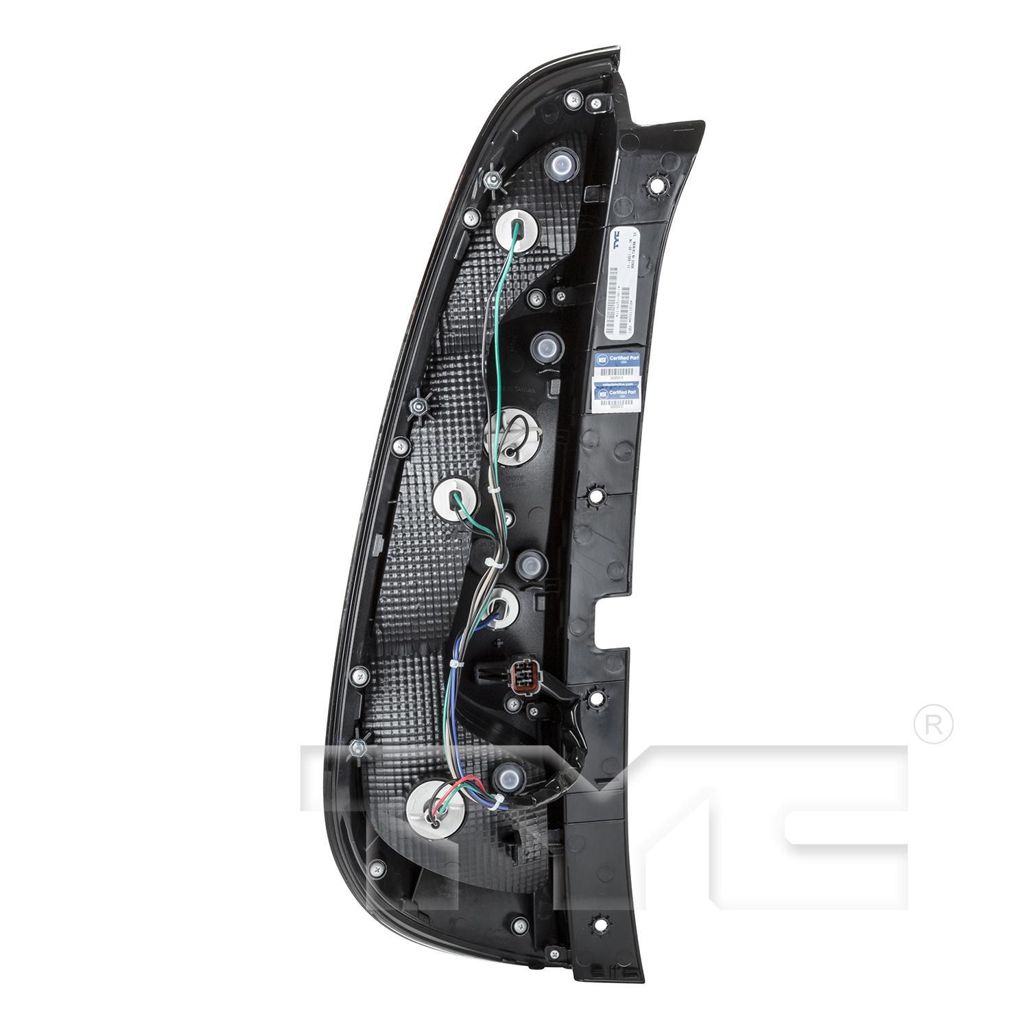 TYC 11665100 - Tail Light Assembly TYC 11665100 Tail Light Assembly product image 2 of 6