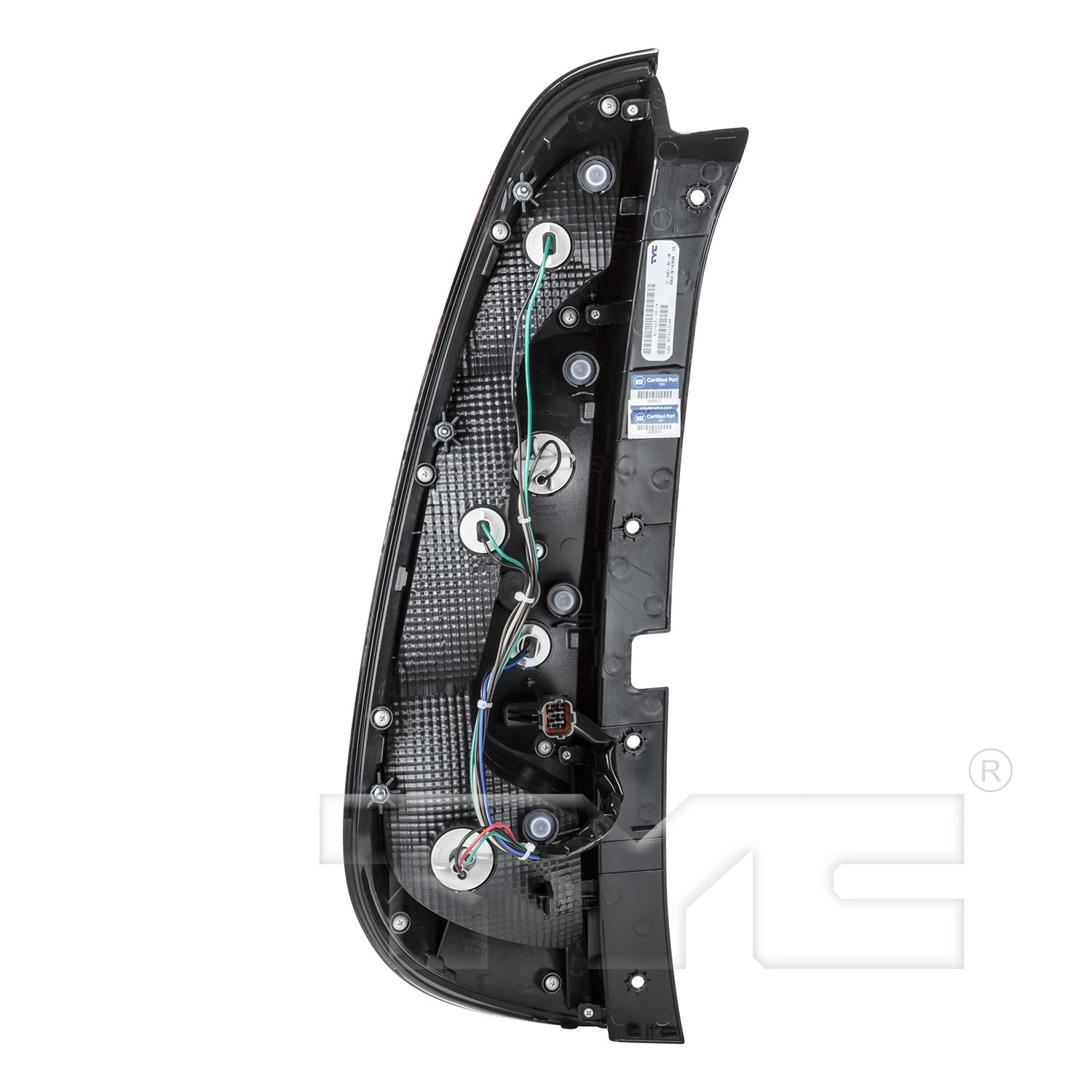 TYC 116651001 - Tail Light Assembly TYC 116651001 Tail Light Assembly product image 2 of 6