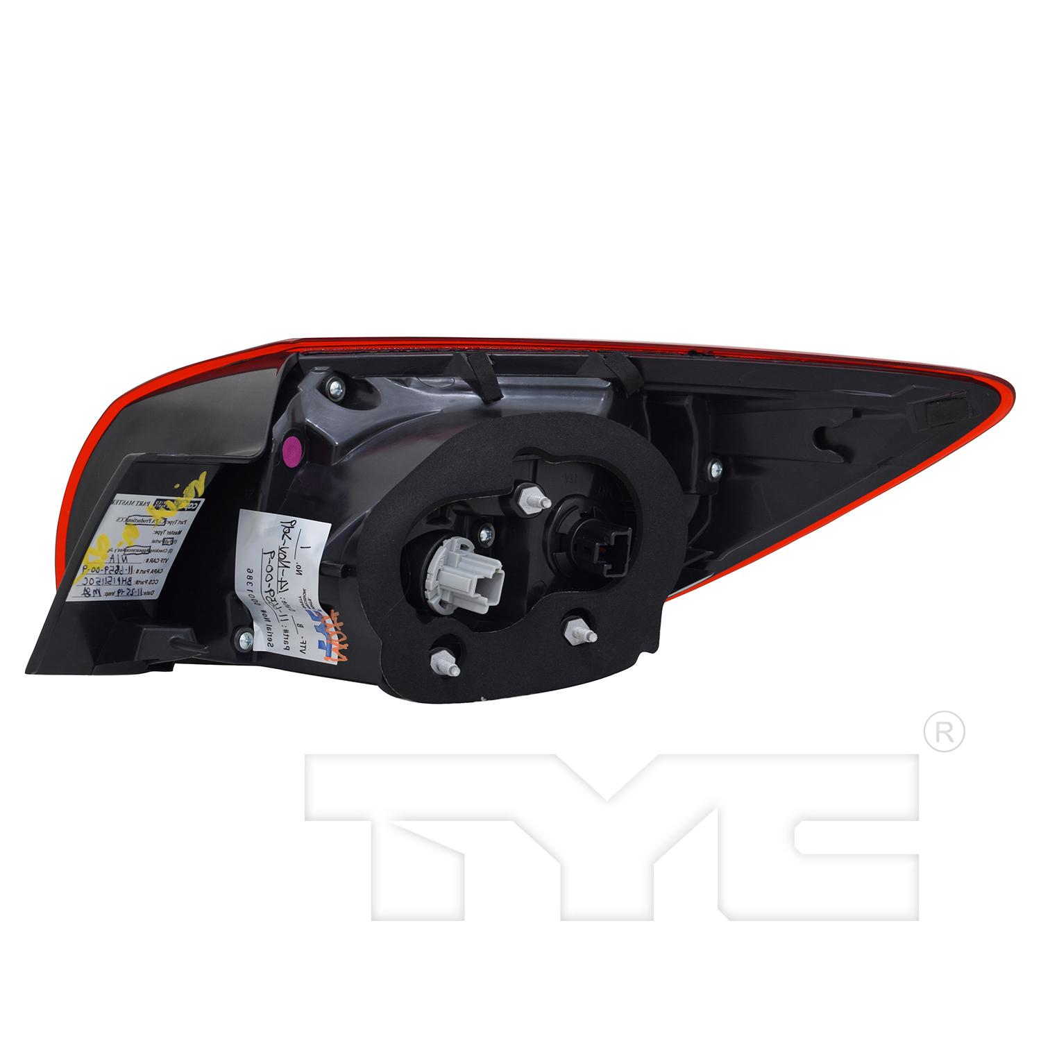 TYC 116660009 - Tail Light Assembly TYC 116660009 Tail Light Assembly product image 2 of 6