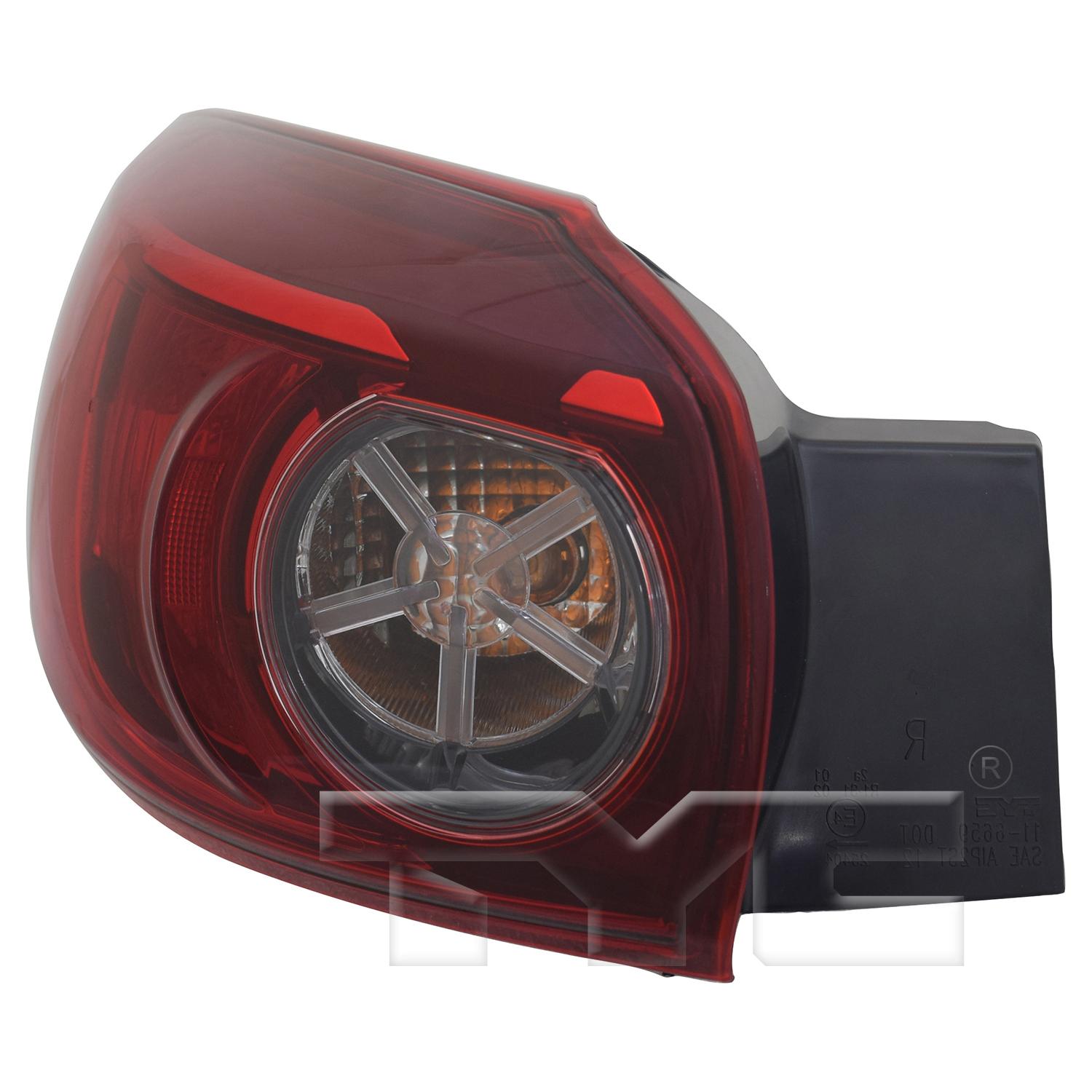 TYC 116660009 - Tail Light Assembly TYC 116660009 Tail Light Assembly product image 3 of 6