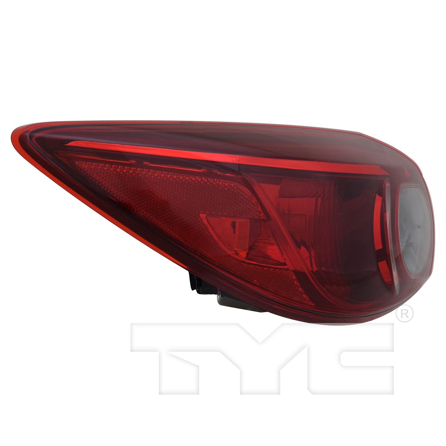 TYC 116660009 - Tail Light Assembly TYC 116660009 Tail Light Assembly product image 4 of 6