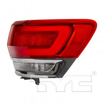 2017 Jeep Grand Cherokee Tail Light Assembly Right Outer TYC 116661009 image 3 of 4