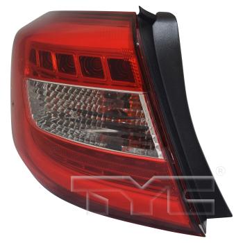2015 Hyundai Sonata Tail Light Assembly Left Outer TYC 11672400 image 3 of 4