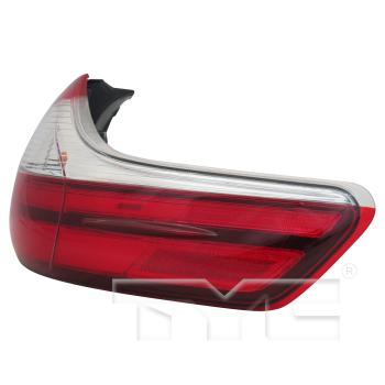 2016 Toyota Sienna Tail Light Assembly Right Outer TYC 11675300 image 4 of 4