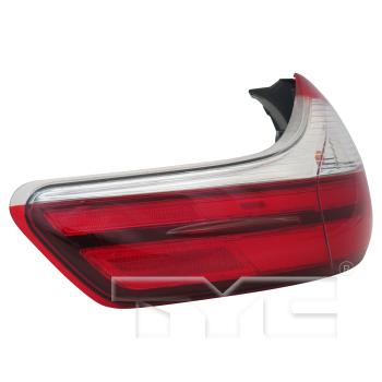 2016 Toyota Sienna Tail Light Assembly Left Outer TYC 11675400 image 4 of 4