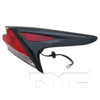 2017 Lexus NX300h Tail Light Assembly Right Outer TYC 11676900 image 4 of 4