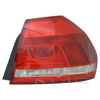 2014 Volkswagen Passat Tail Light Assembly Right Outer TYC 11680100 image 1 of 4
