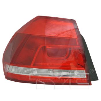 2014 Volkswagen Passat Tail Light Assembly Left Outer TYC 11680200 image 1 of 4