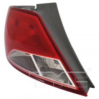 2015 Hyundai Accent Tail Light Assembly Left TYC 116804009 image 3 of 4