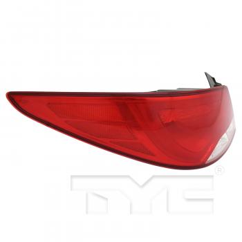 2015 Hyundai Accent Tail Light Assembly Left TYC 116804009 image 4 of 4