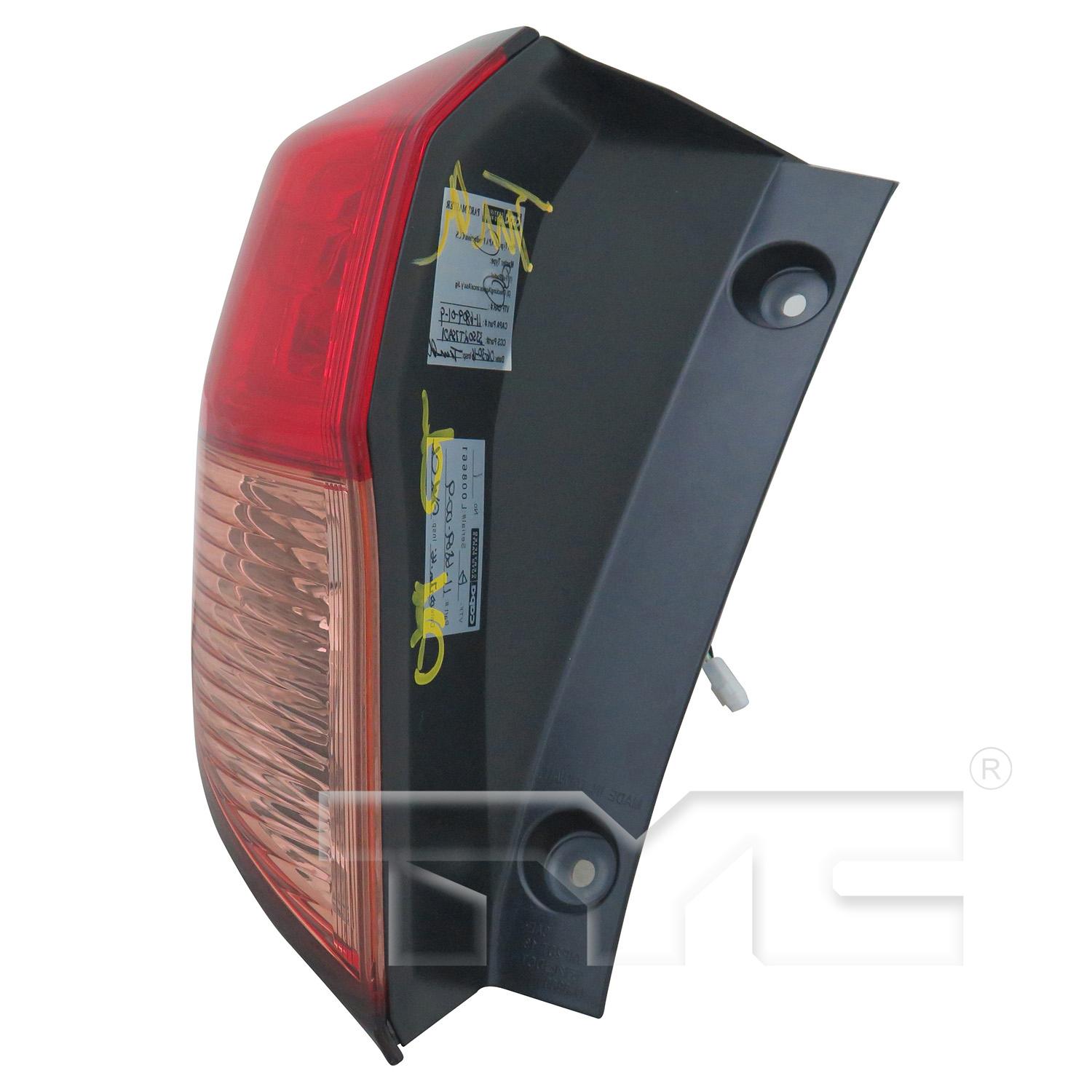 TYC 116810019 Tail Light Assembly product image 3 of 6