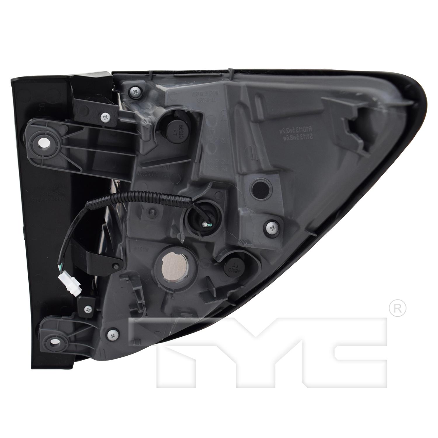 TYC 116810919 Tail Light Assembly product image 2 of 6