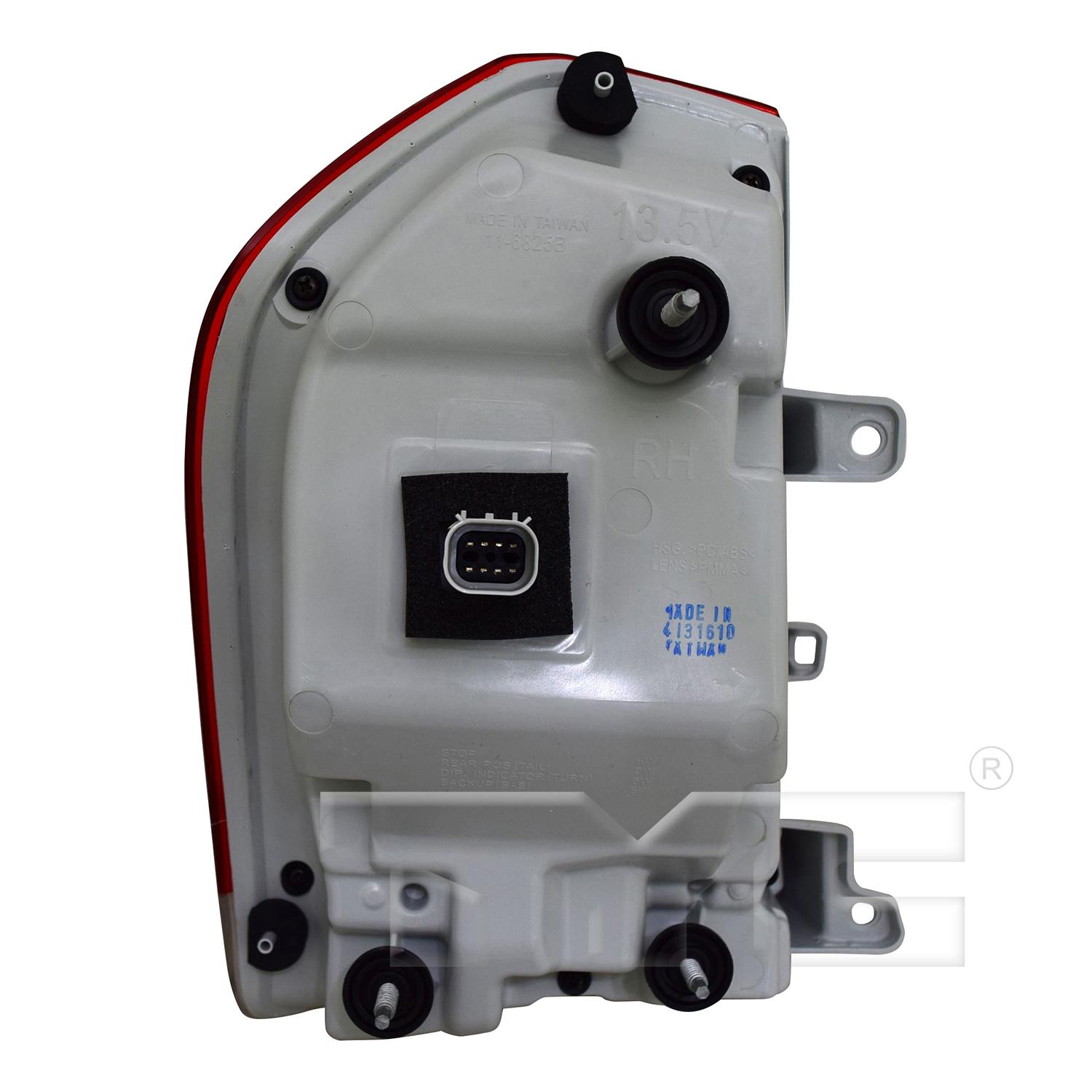 TYC 116825009 - Tail Light Assembly TYC 116825009 Tail Light Assembly product image 2 of 6
