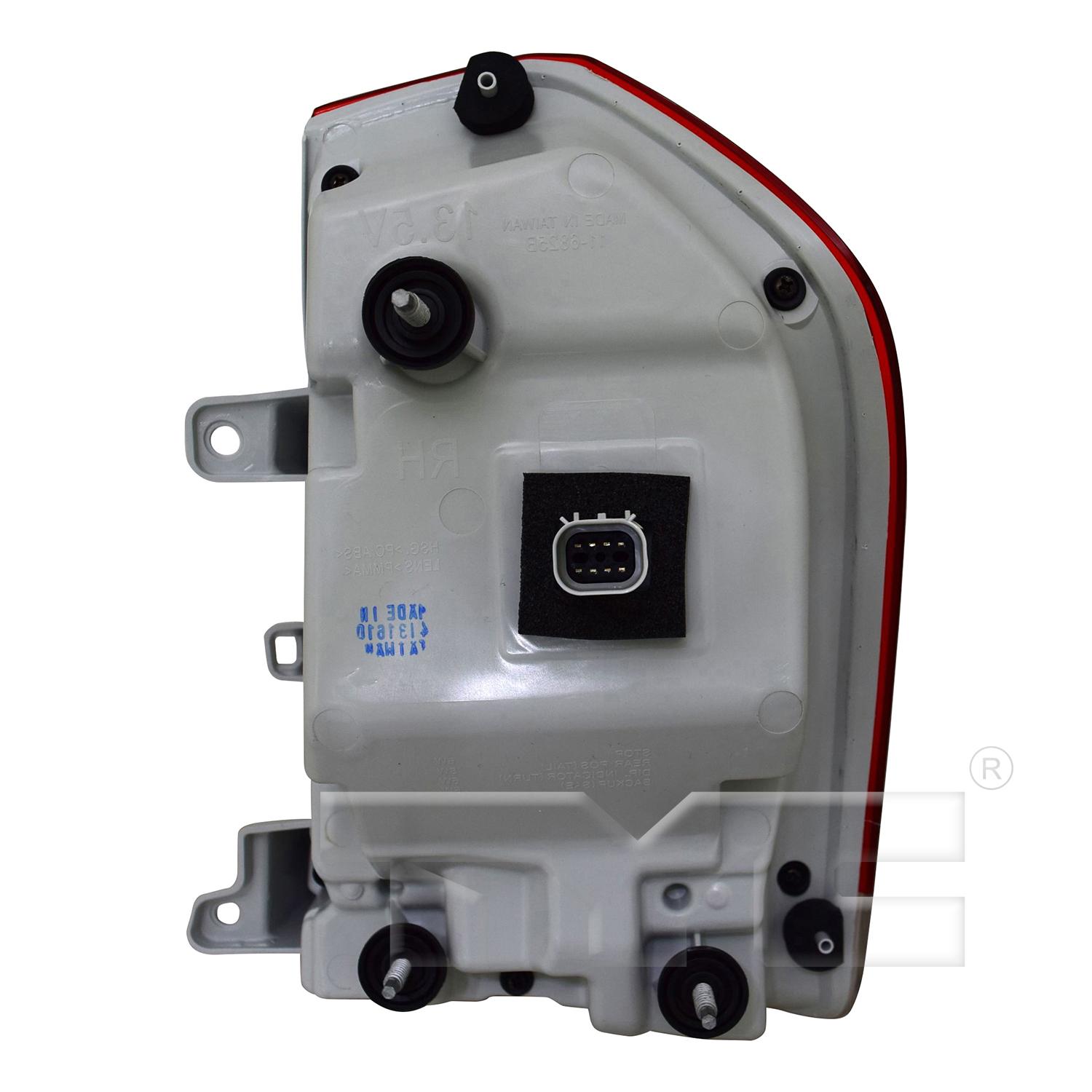 TYC 116826009 - Tail Light Assembly TYC 116826009 Tail Light Assembly product image 2 of 6
