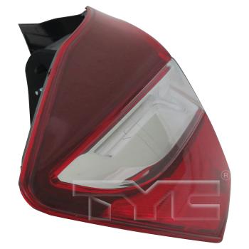 2017 Honda Accord Tail Light Assembly Left Outer TYC 11684000 image 4 of 4