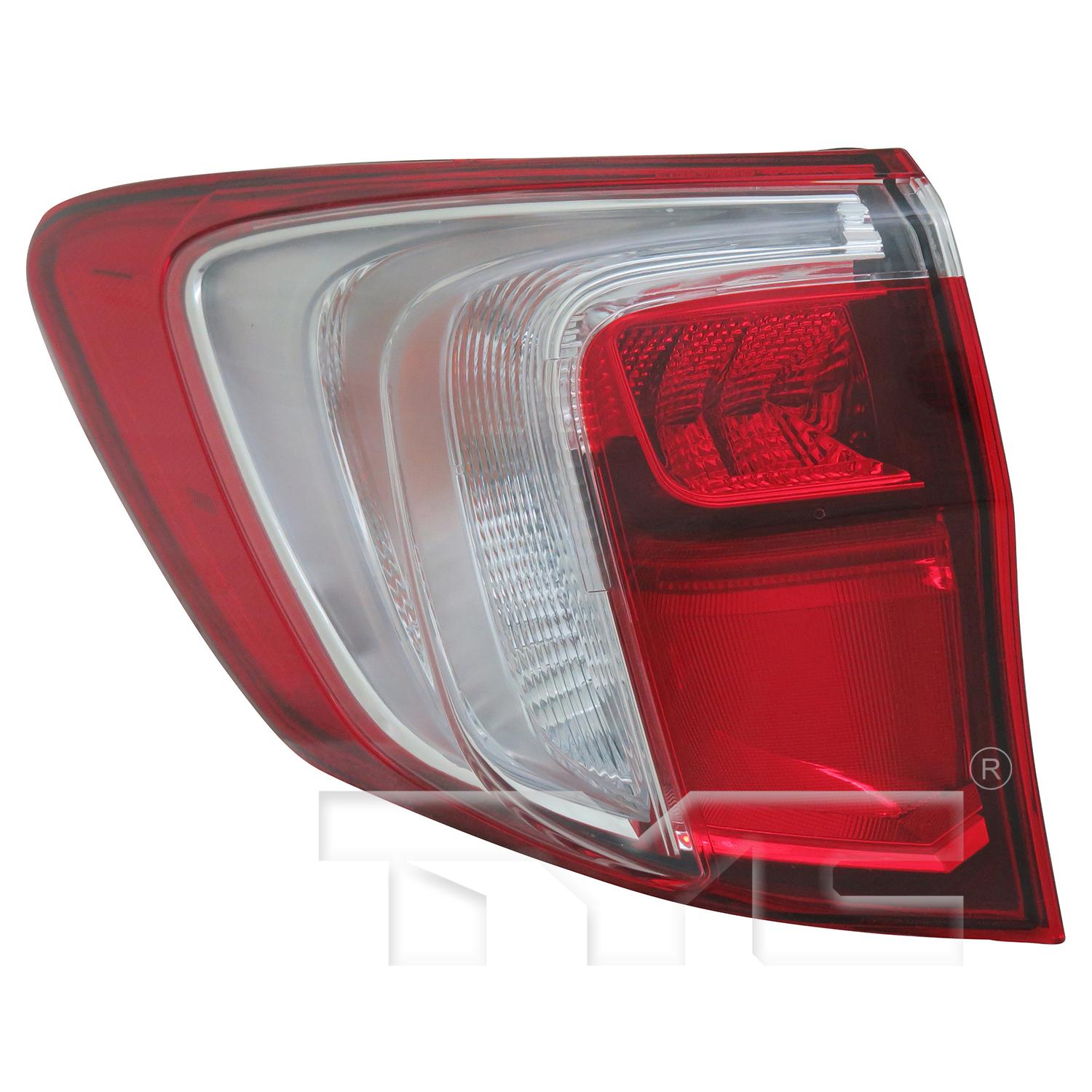 TYC 11684400 Tail Light Assembly product image 1 of 6