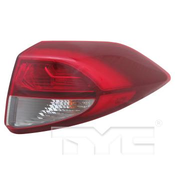 2017 Hyundai Tucson Tail Light Assembly Right Outer TYC 11685300 image 1 of 4