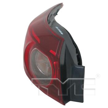2015 Mazda 3 Tail Light Assembly Left Outer TYC 11687400 image 3 of 4