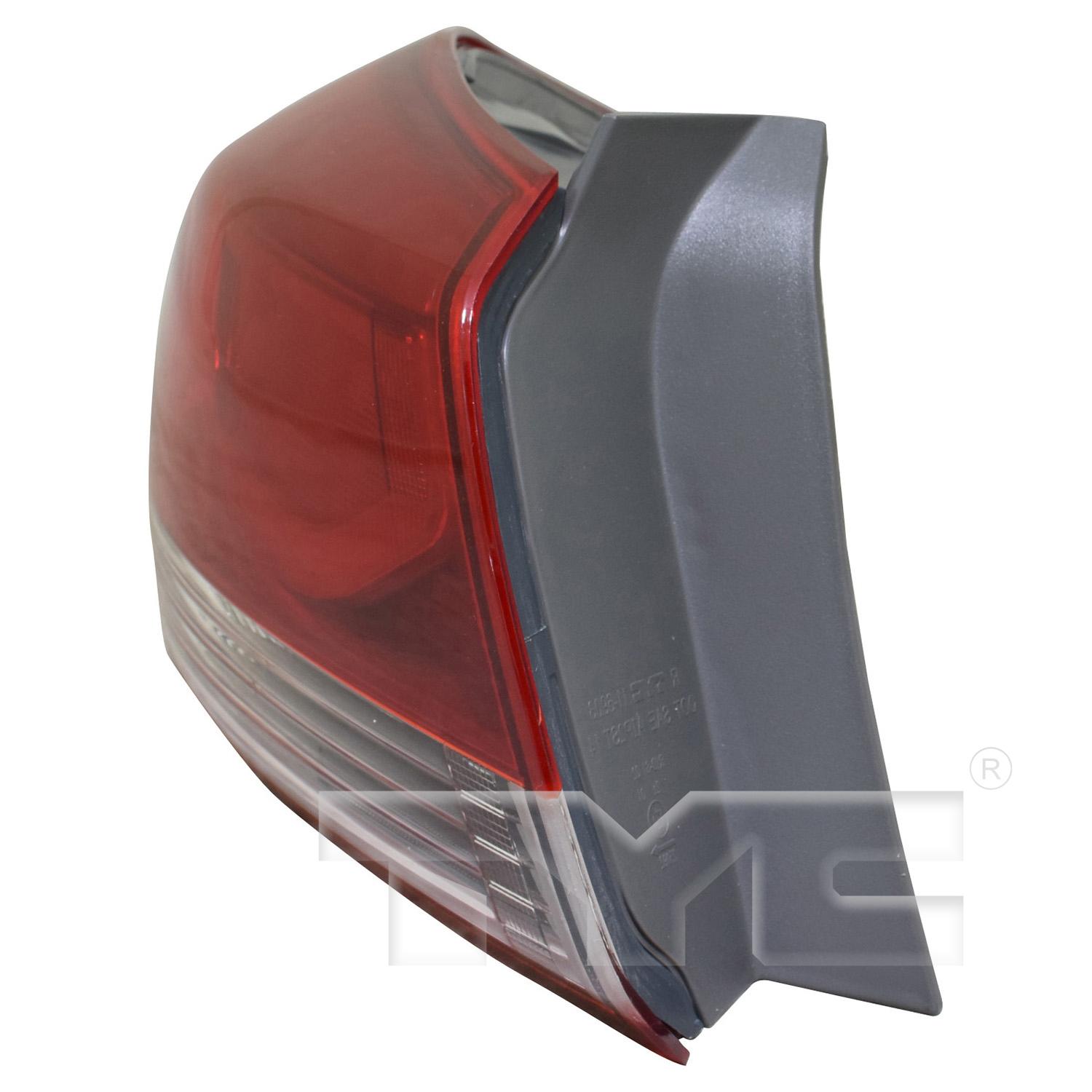 TYC 11690400 Tail Light Assembly product image 3 of 6