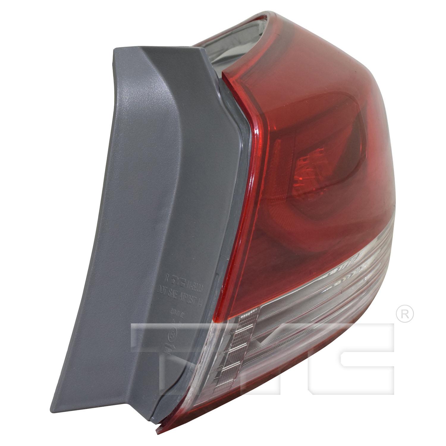TYC 116907009 Tail Light Assembly product image 3 of 6