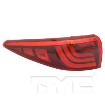 2017 Kia Sportage Tail Light Assembly Left Outer TYC 11691400 image 1 of 4