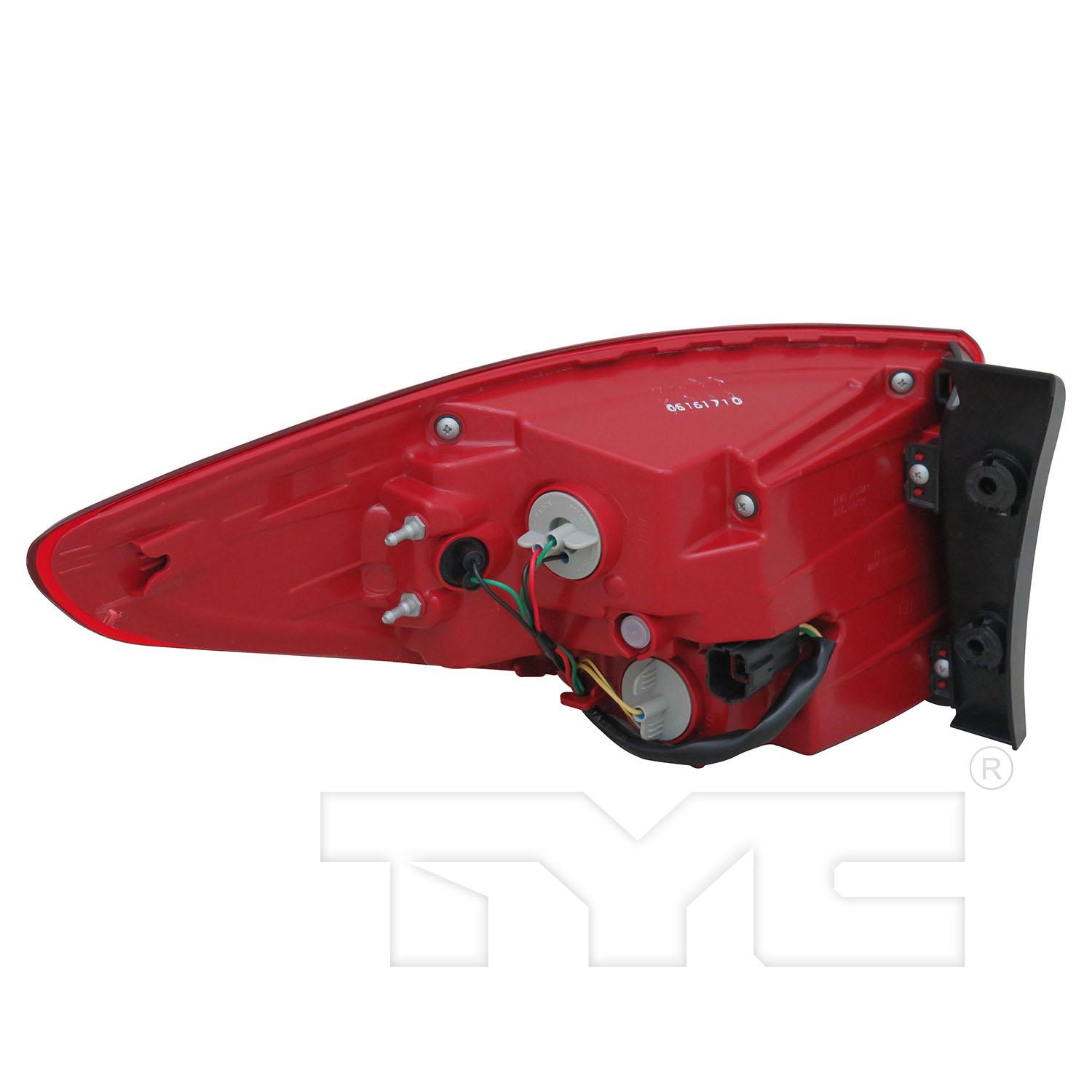 TYC 116939009 - Tail Light Assembly TYC 116939009 Tail Light Assembly product image 2 of 6