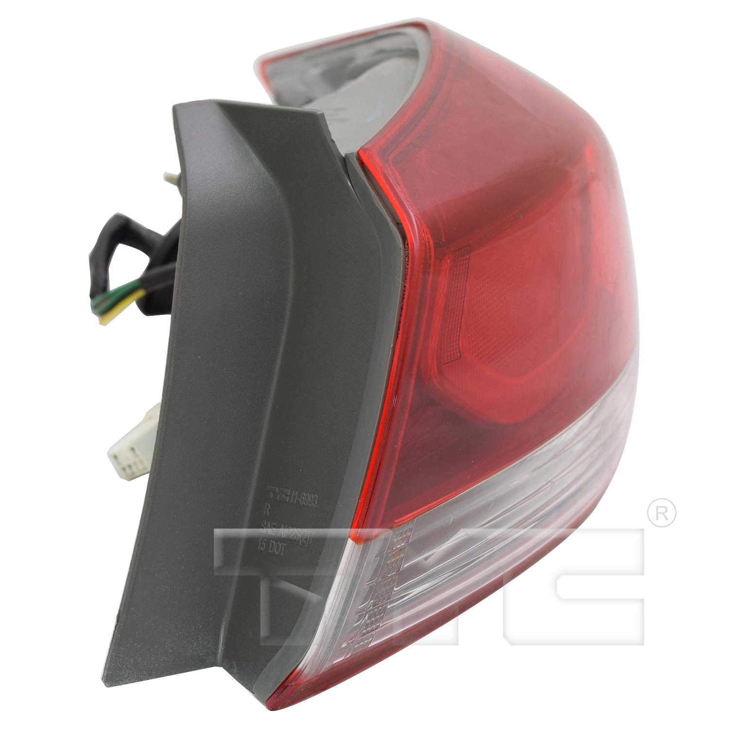 TYC 116993009 Tail Light Assembly product image 3 of 6