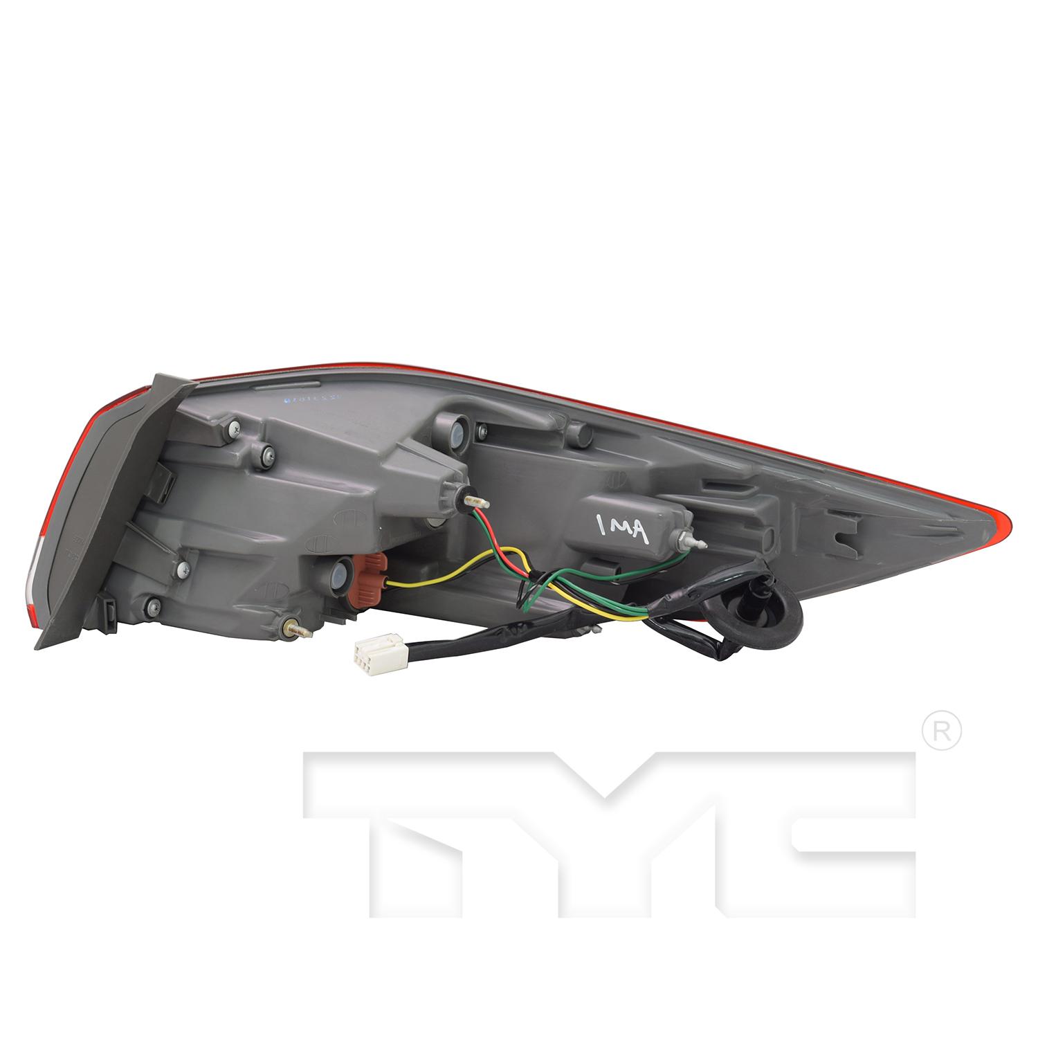 TYC 11699400 Tail Light Assembly product image 2 of 6