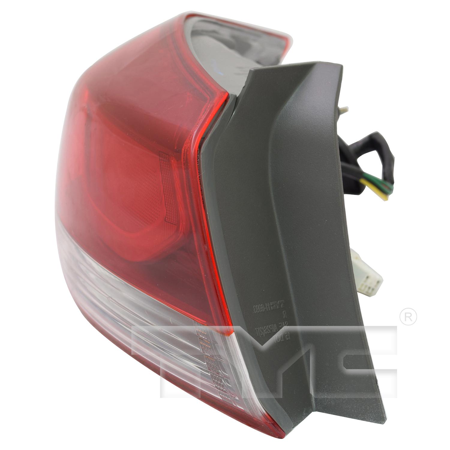 TYC 11699400 Tail Light Assembly product image 3 of 6
