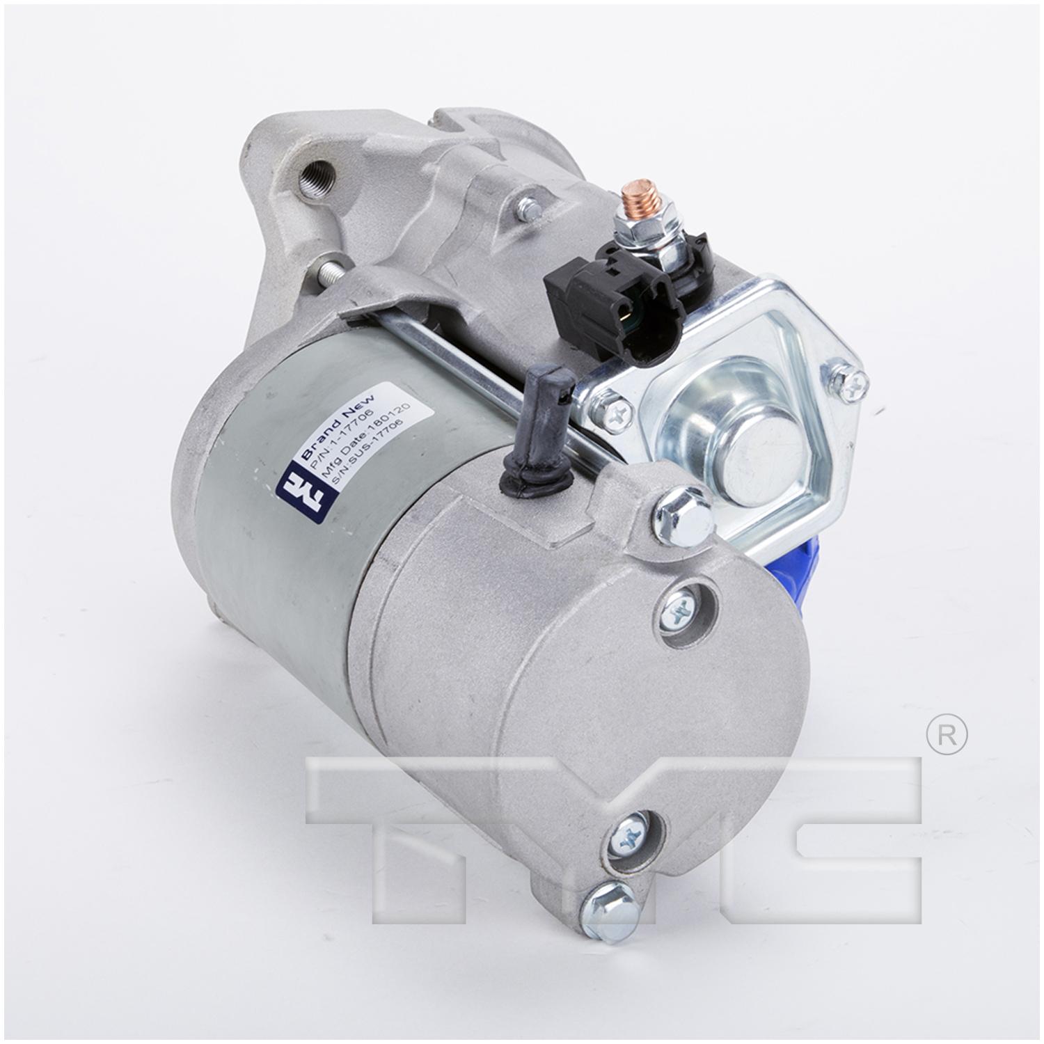TYC 117706 Starter Motor product image 2 of 4