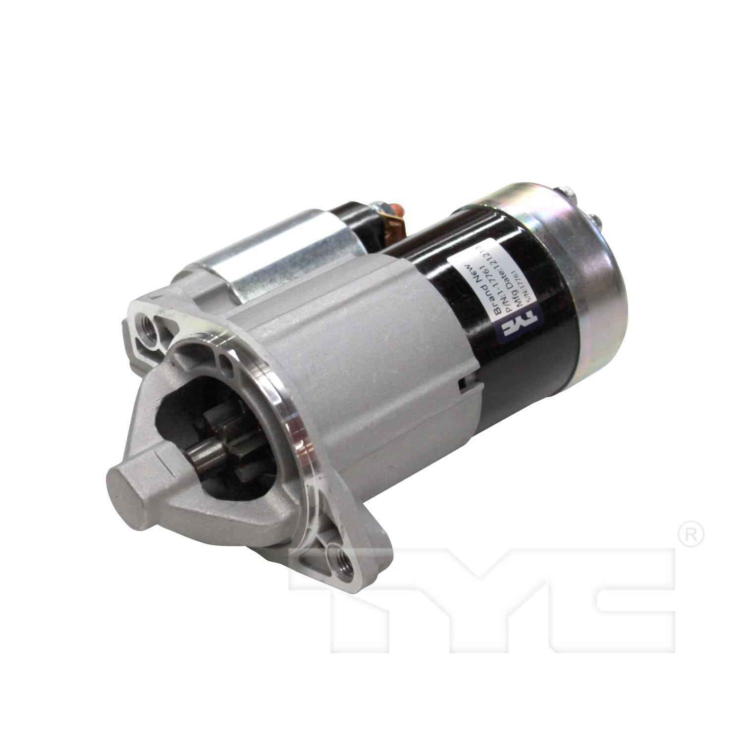 TYC 117761 - Starter Motor TYC 117761 Starter Motor product image 2 of 4