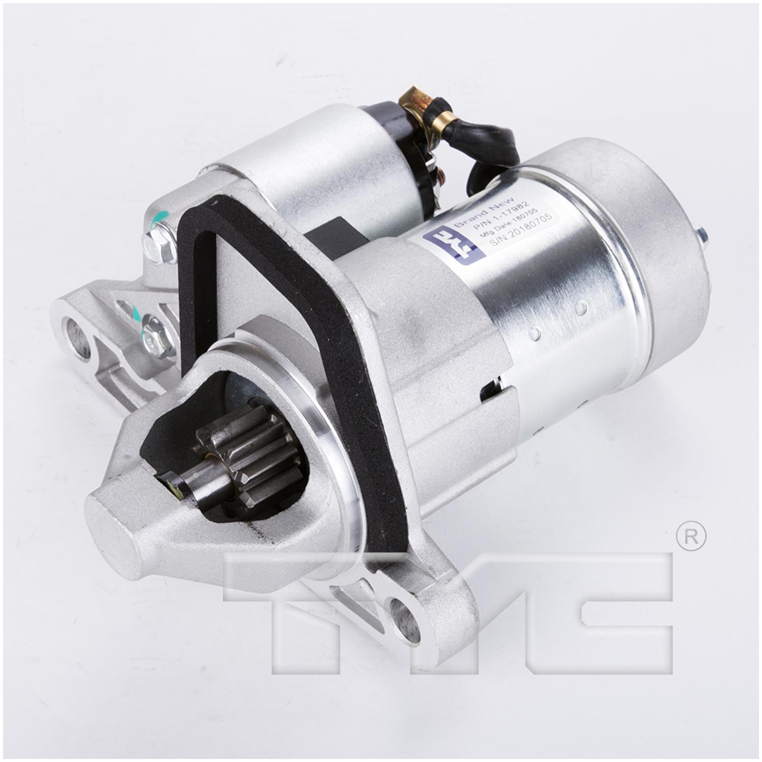 TYC 117982 - Starter Motor TYC 117982 Starter Motor product image 1 of 4