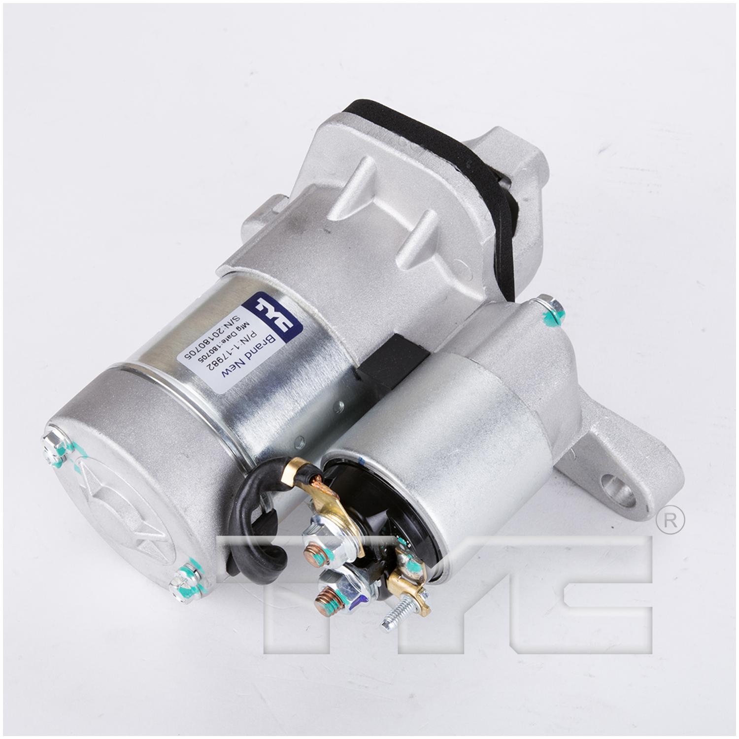 TYC 117982 - Starter Motor TYC 117982 Starter Motor product image 2 of 4