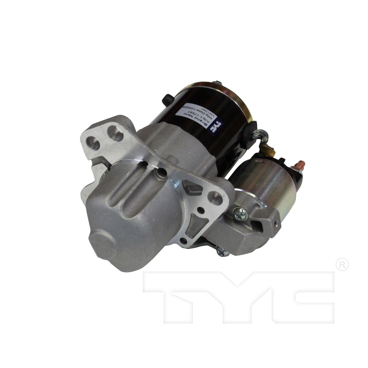 TYC 117997 - Starter Motor TYC 117997 Starter Motor product image 1 of 4