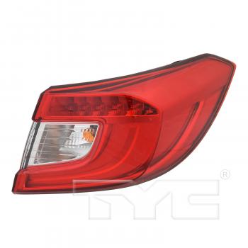 2020 Honda Accord Tail Light Assembly Right Outer TYC 11904100 image 1 of 4