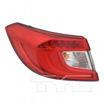 2020 Honda Accord Tail Light Assembly Left Outer TYC 119042009 image 1 of 4