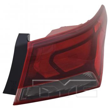 2019 Hyundai Accent Tail Light Assembly Right Outer TYC 11904900 image 3 of 4