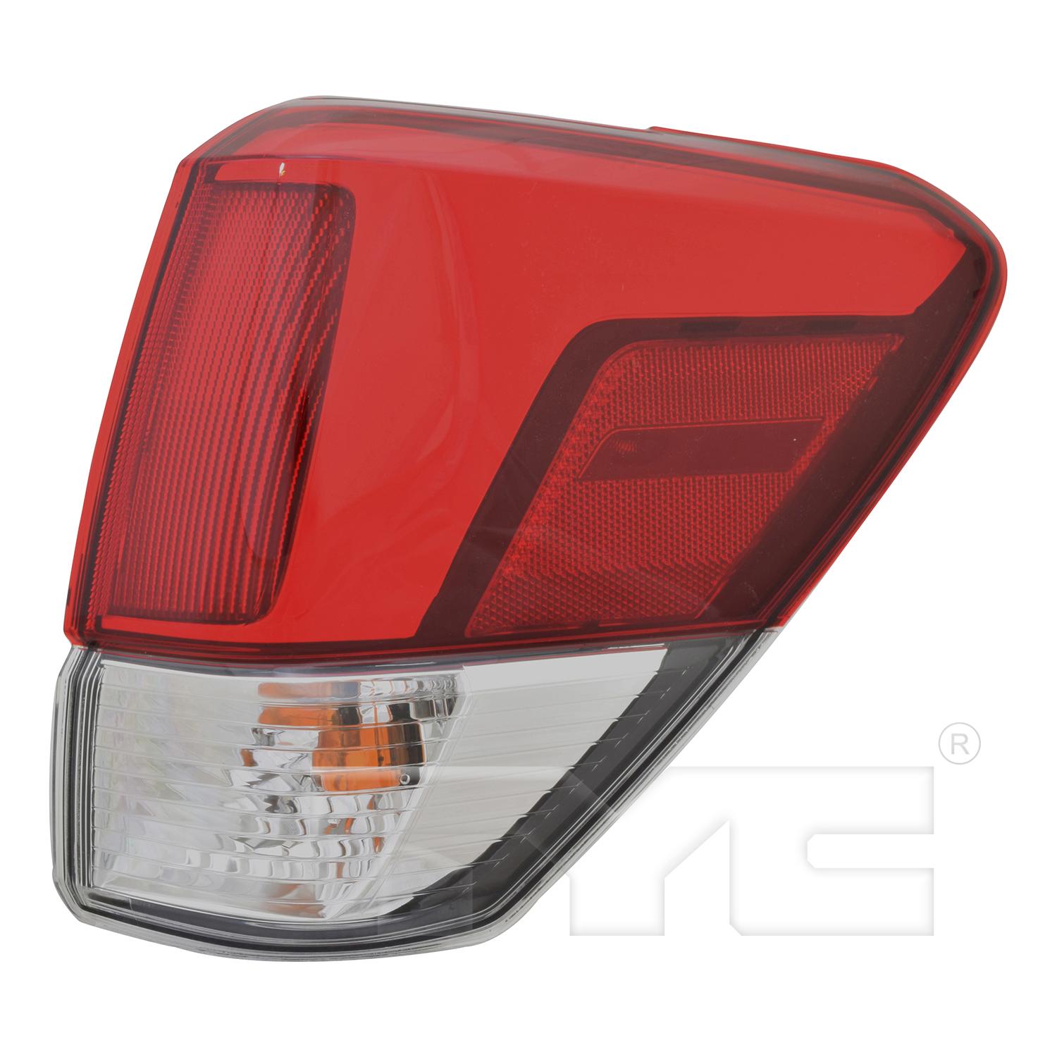 TYC 11907900 Tail Light Assembly product image 1 of 6