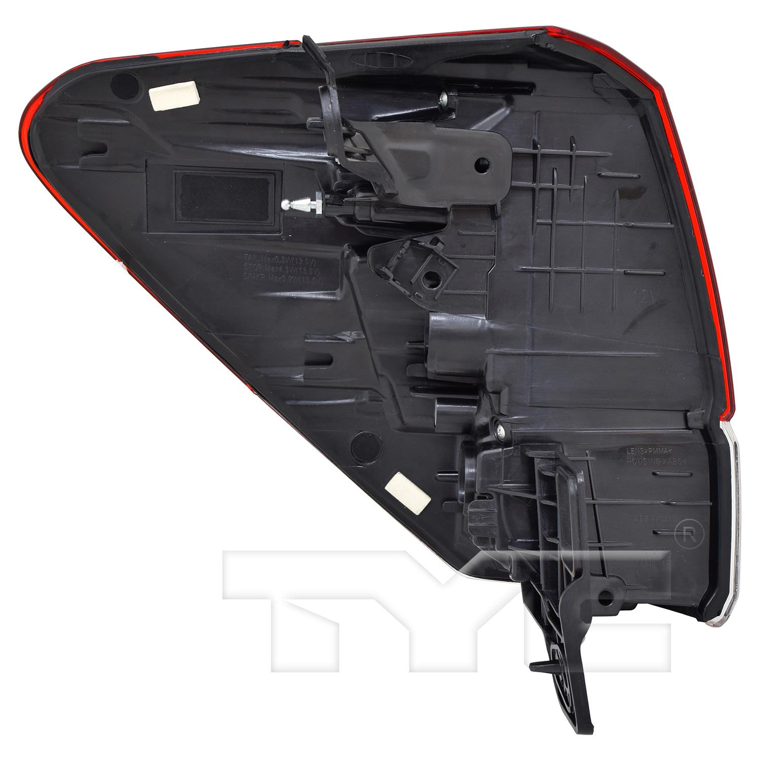 TYC 119079009 Tail Light Assembly product image 2 of 6