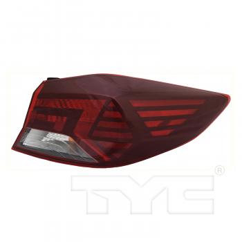 2019 Hyundai Elantra Tail Light Assembly Right Outer TYC 119083009 image 1 of 4