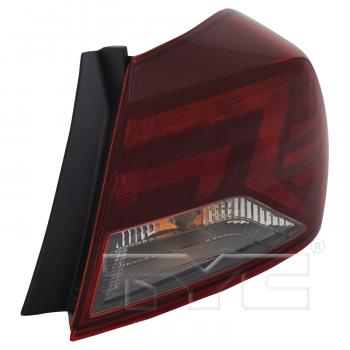 2019 Hyundai Elantra Tail Light Assembly Right Outer TYC 119083009 image 3 of 4
