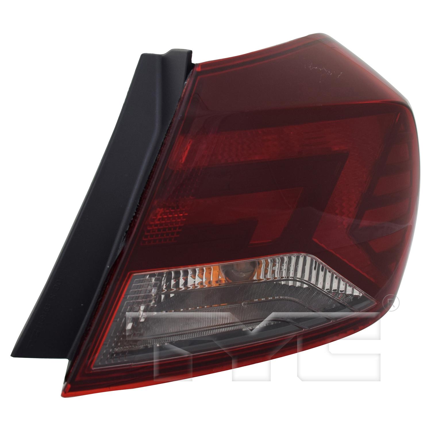 TYC 119163009 Tail Light Assembly product image 3 of 6