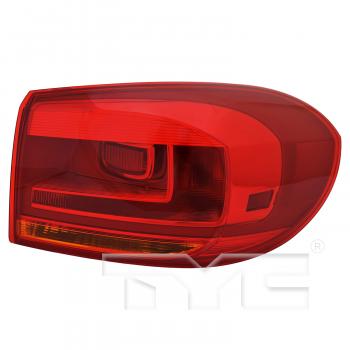 2014 Volkswagen Tiguan Tail Light Assembly Right Outer TYC 11917700 image 1 of 4