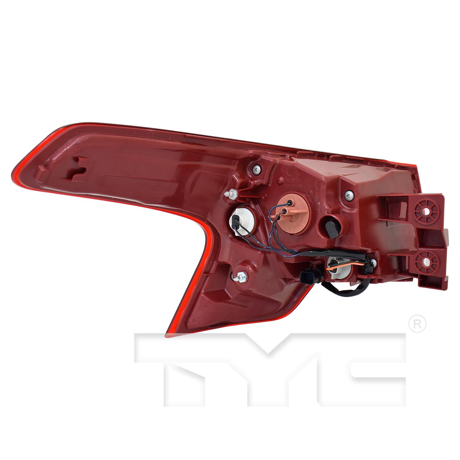 TYC 11924900 Tail Light Assembly product image 2 of 6