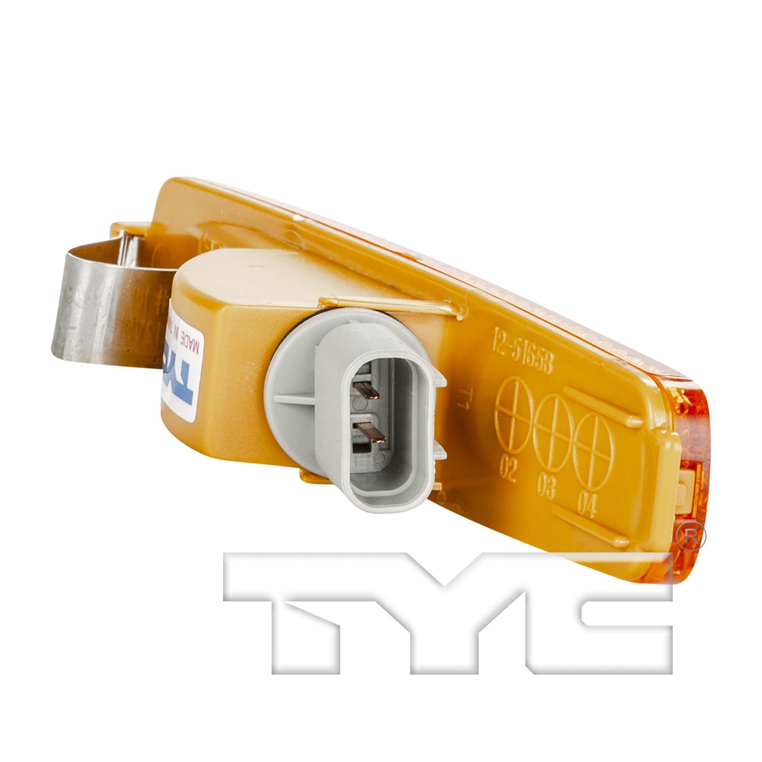 TYC 12516500 - Side Marker Light Assembly TYC 12516500 Side Marker Light Assembly product image 2 of 4