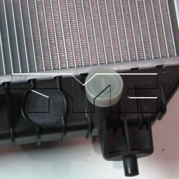 2010 Chevrolet Camaro Radiator Primary TYC 13141 image 4 of 4