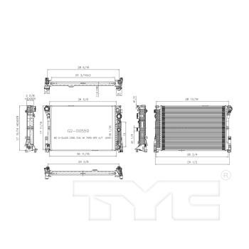 TYC 13498 Radiator product image 7 of 7