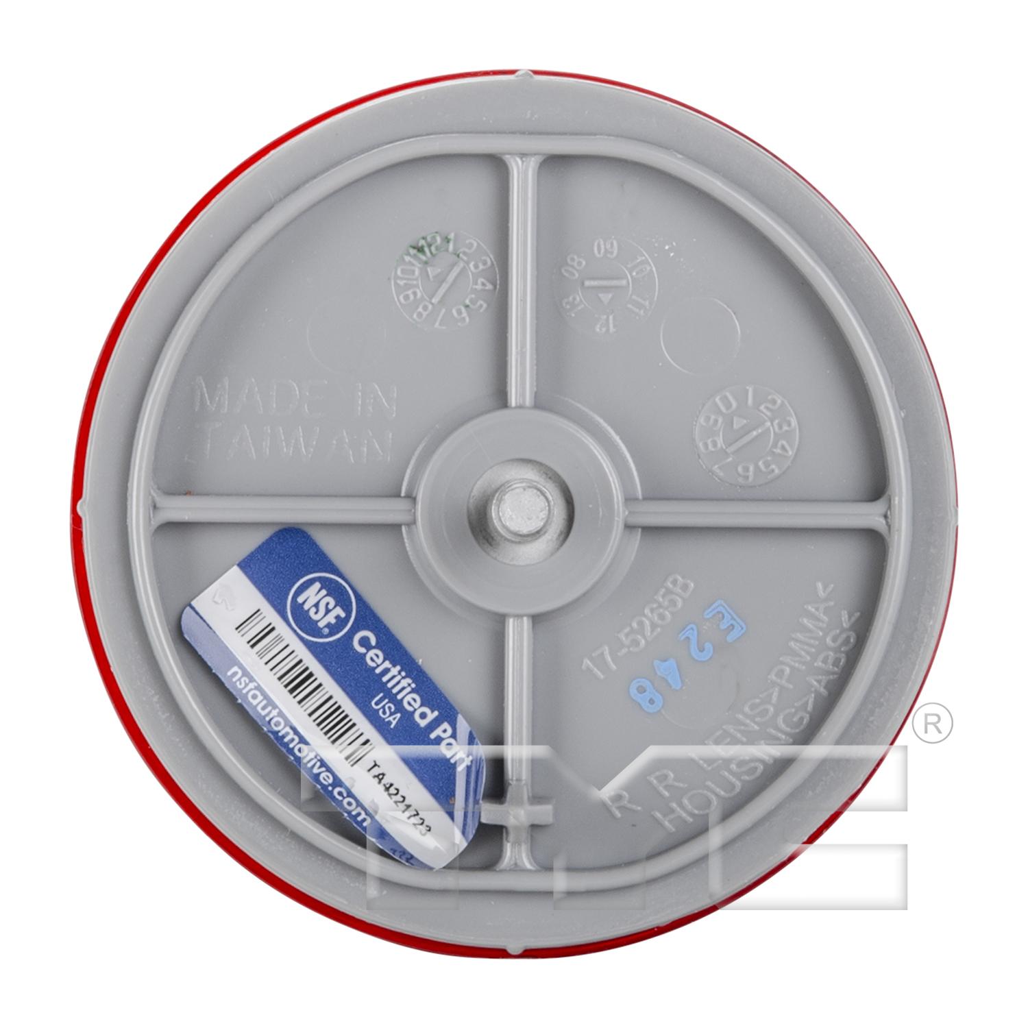 TYC 175265001 Reflector Assembly product image 2 of 4