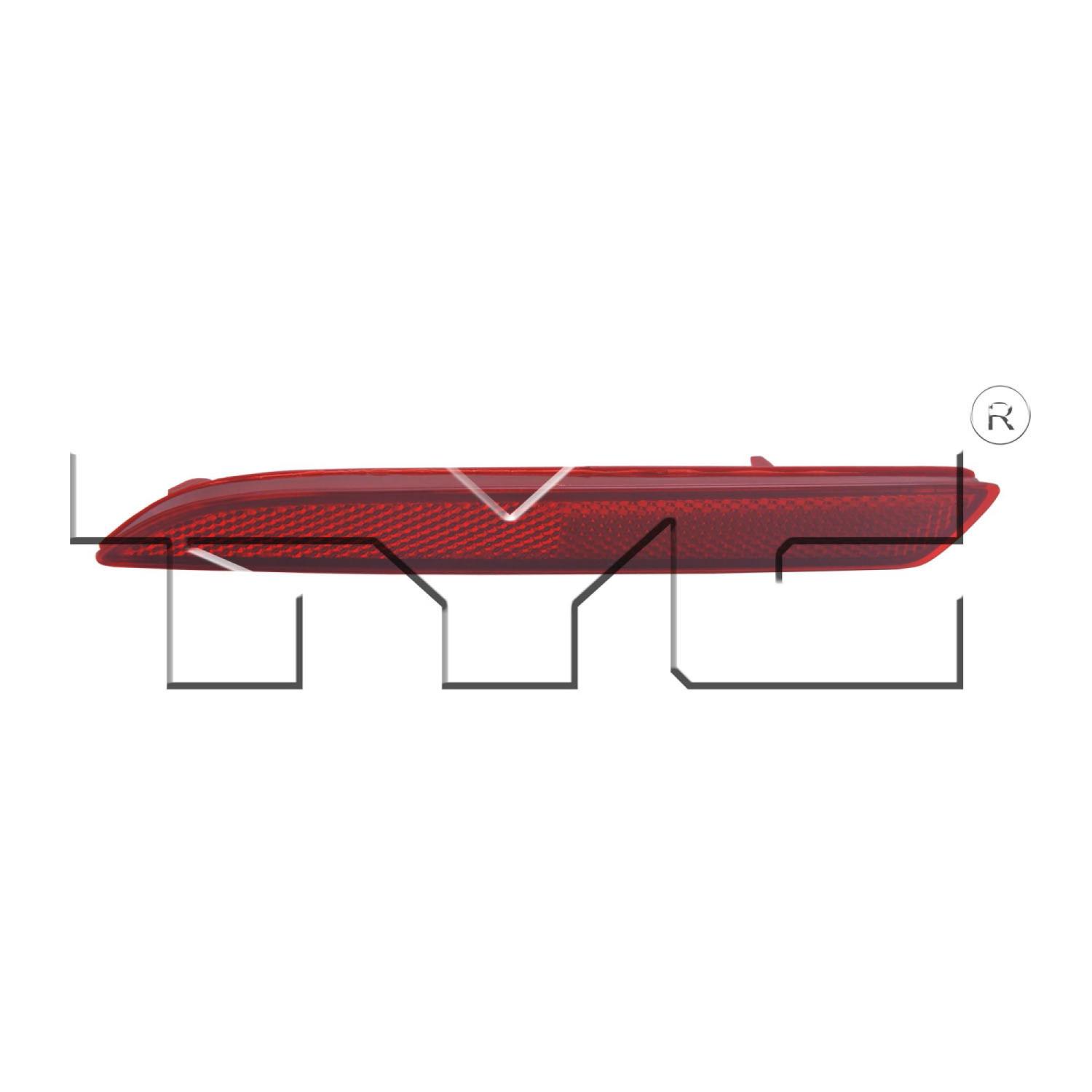 TYC 175320009 Reflector Assembly product image 2 of 2